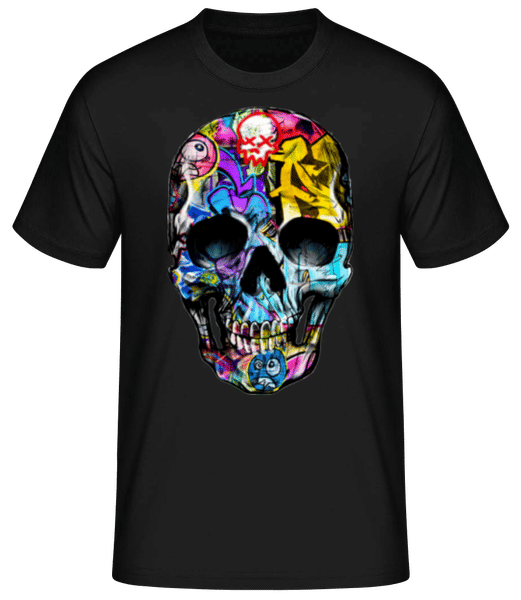 Aperçu: Graffiti Mort - T-shirt standard Homme - Noir - Devant
