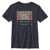 Star Wars - Darth Vader Bright Baddes - Dětské Tričko - Namořnická modrá - Napřed