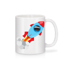 Superhero Rocket - Mug - White - Front