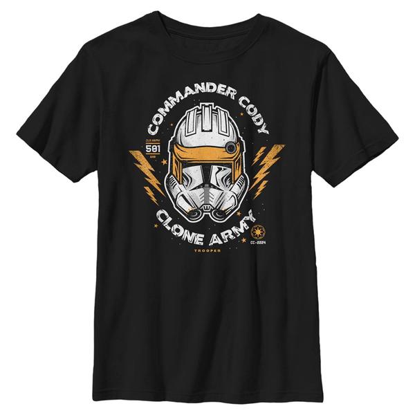 Aperçu: Star Wars - The Clone Wars - Commander Cody Cody - Enfant T-shirt - Noir - Devant