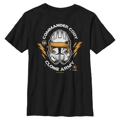 Star Wars - The Clone Wars - Commander Cody Cody - Enfant T-shirt - Noir - Devant