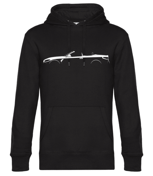Aperçu: 'BMW M4 Cabrio G83' Silhouette - Sweat à capuche standard homme - Noir - Devant