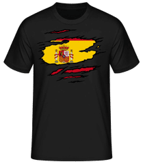 Zerrissene Fahne Spanien · Männer Basic T-Shirt