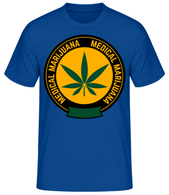 Medical Marijuana - Men's Basic T-Shirt - Royal blue - Front