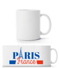 Paris - Panoráma hrnek - Bílá - Napřed