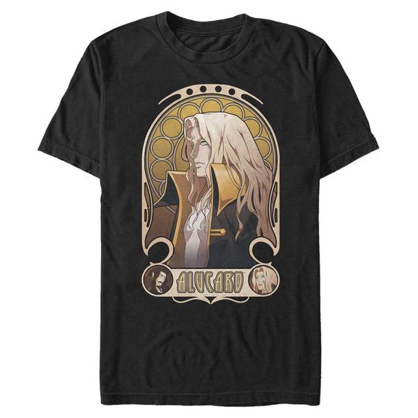 Aperçu: Netflix - Castlevania - Alucard Nouveau - Homme T-shirt - Noir - Devant