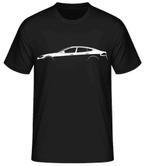 'Tesla Model S' Silhouette · Männer Basic T-Shirt