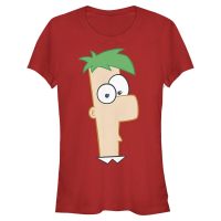 Disney Classics - Phineas and Ferb - Ferb Large - Women's T-Shirt - Red - Front