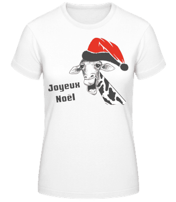 Joyeux Noël Gris - T-shirt femme B&C - Blanc - Devant