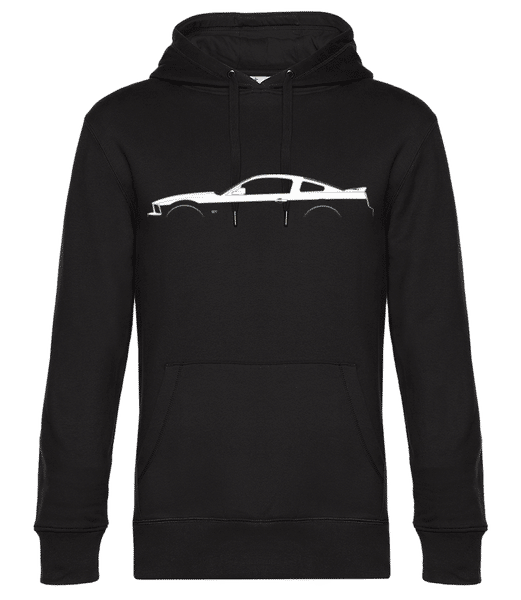 Aperçu: 'Ford Mustang GT 2005' Silhouette - Sweat à capuche premium Unisexe - Noir - Devant