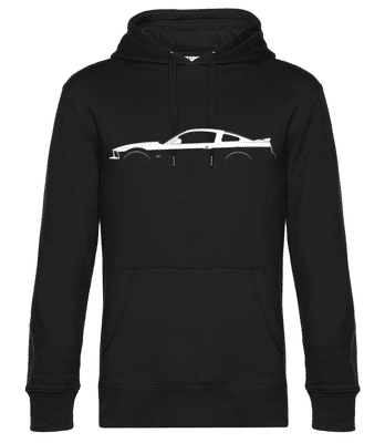 'Ford Mustang GT 2005' Silhouette - Men’s Standard Hoodie - Black - Front