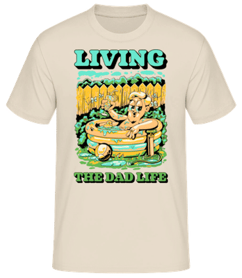 Dad Life - T-shirt standard Homme - Crème - Devant