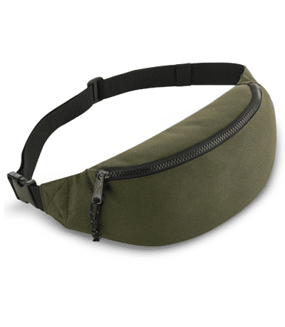BagBase Bum Bag - Green - Back