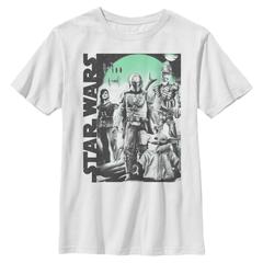 Star Wars - The Mandalorian - Photo de groupe Group Poster - Enfant T-shirt