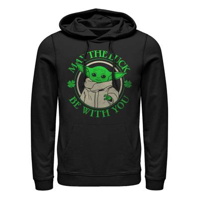 Star Wars - The Mandalorian - Grogu Luck Of The - Unisex Hoodie - Schwarz - Vorne