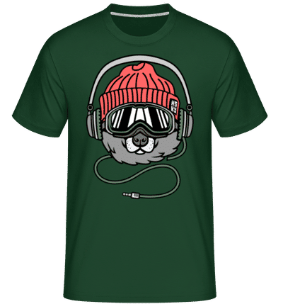 Cool Dog -  Shirtinator Men's T-Shirt - Bottle green - Front