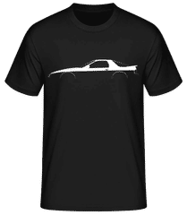'Mazda RX-7 FC' Silhouette · Men's Basic T-Shirt