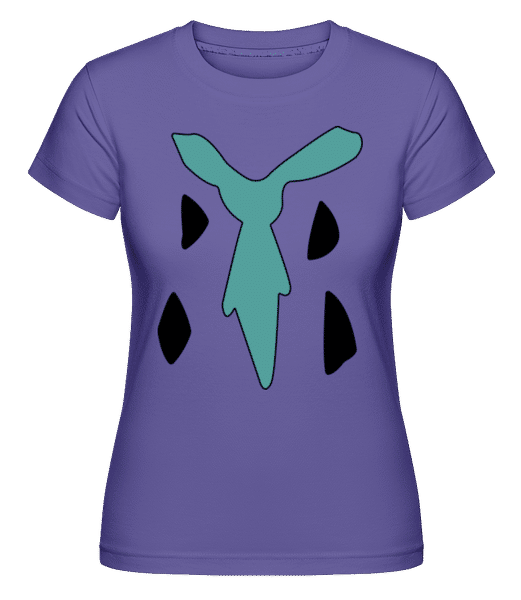 Aperçu: Fred Flintstone -  T-shirt Shirtinator femme - Pourpre - Devant