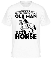 Old Man With Horse · T-shirt standard Homme