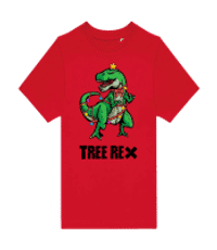 Tree Rex - T-shirt homme B&C - Rouge - Devant
