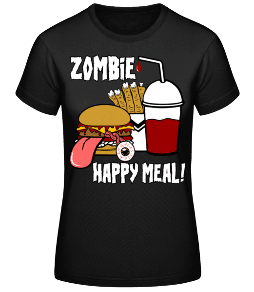 Vorschau: Zombie Happy Meal - Frauen T-Shirt B&C - Schwarz - Vorne