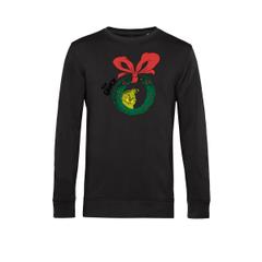 The Grinch - Le Grinch - Graphique couronne de Noël - Noël - Unisex Sweatshirt