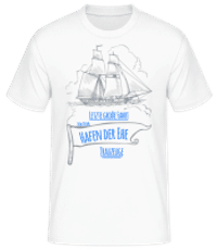 Hafen Der Ehe Trauzeuge - Männer Basic T-Shirt - Weiß - Vorne