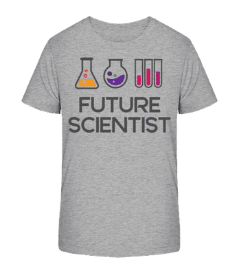 Future Scientist - Kid's Organic T-Shirt Stanley Stella 2.0 - Heather grey - Front