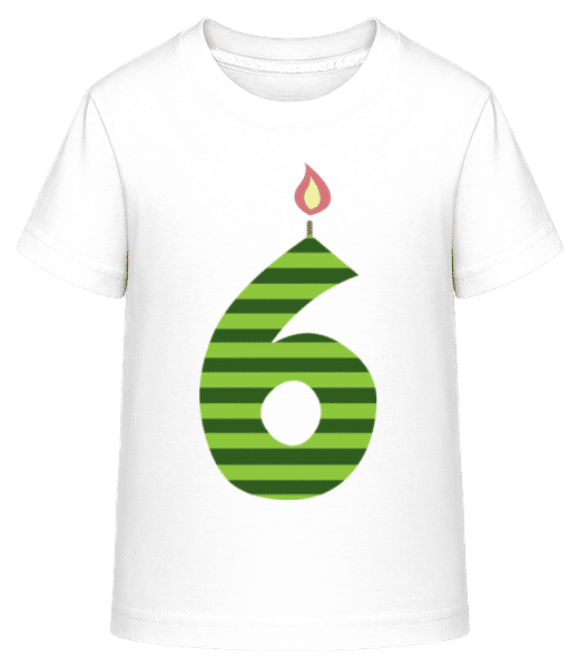 Aperçu: Bougie D'Anniversaire - T-shirt shirtinator Enfant - Blanc - Devant
