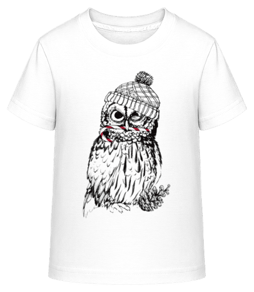 Aperçu: Hibou De Noel - T-shirt shirtinator Enfant - Blanc - Devant