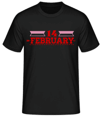 14 February Valentine · Camiseta básica para hombre