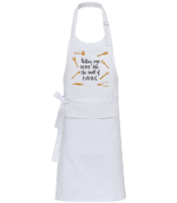 The Smell Of Baking - Professional Apron - White - Front