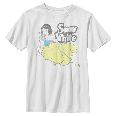 Disney - Schneewittchen - Snow White Grungey Snow - Kinder T-Shirt - Weiß - Vorne