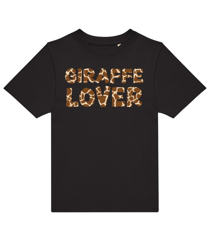 Náhľad: Giraffe Lover - Pánske tričko B&C - Čierna - Predné