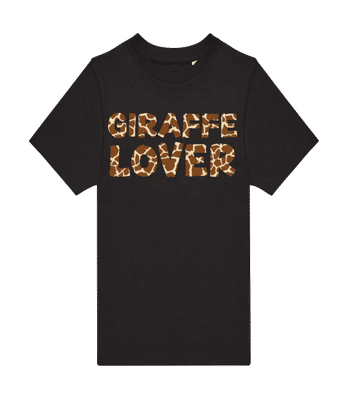 Giraffe Lover - Pánske tričko B&C - Čierna - Predné