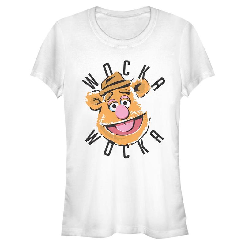 Náhled: Disney Classics - Muppets - Fozzie Wocka Wocka - Dámské Tričko - Bílá - Napřed
