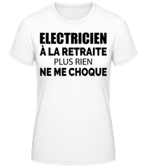 Electricien À La Retraitre · T-shirt femme B&C
