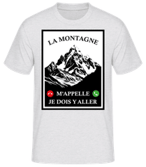 La Montagne M'appelle Je Dois Y Aller · T-shirt homme B&C