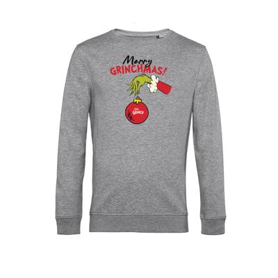 The Grinch - Le Grinch - Graphique boule de Noël - Noël - Unisex Sweatshirt - Gris chiné - Devant