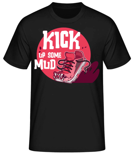 Vorschau: Kick Up Some Mud - Männer Basic T-Shirt - Schwarz - Vorne