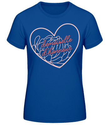 Demoiselle D’honneur - T-shirt standard Femme - Bleu royal - Devant