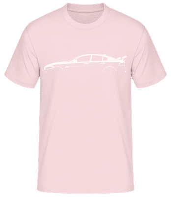 'Jaguar XE Project 8' Silhouette - T-shirt standard Homme - Rose - Devant