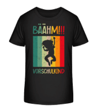 Bäähm Vorschulkind - Kinder Bio T-Shirt Stanley Stella 2.0 - Schwarz - Vorne
