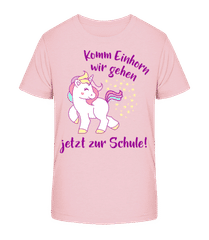 Komm Einhorn Zur Schule · Kinder Bio T-Shirt Stanley Stella 2.0