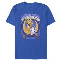 Star Wars - C-3PO Droids Gig - Männer T-Shirt - Royalblau - Vorne