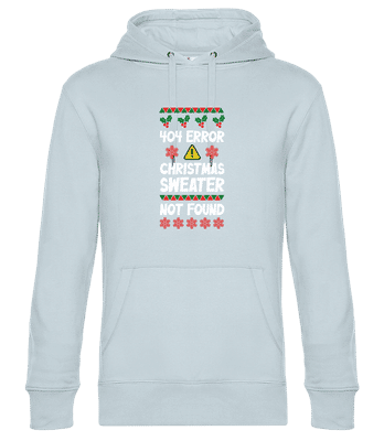 404 Error Christmas Sweater - Männer Standard Hoodie - Hellblau - Vorne