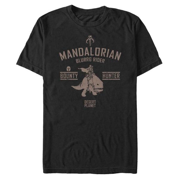 Star Wars - The Mandalorian - Mandalorian Blurrg Rider - Homme T-shirt - Noir - Devant
