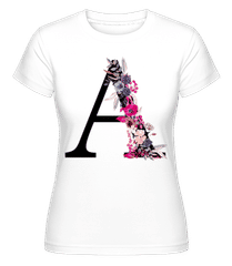 Fleurs Initiale A ·  T-shirt Shirtinator femme