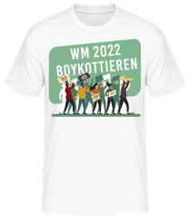 WM 2022 Boykottieren · Männer Basic T-Shirt