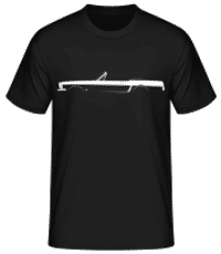 'Ford Mustang 1964' Silhouette - Men's Basic T-Shirt - Black - Front